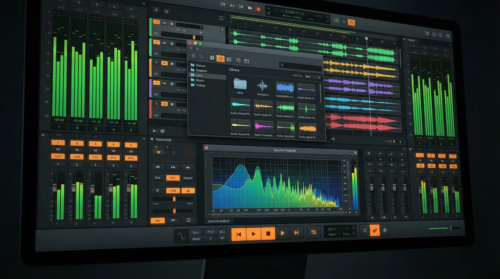 私密直播全婐app 音效素材库界面展示